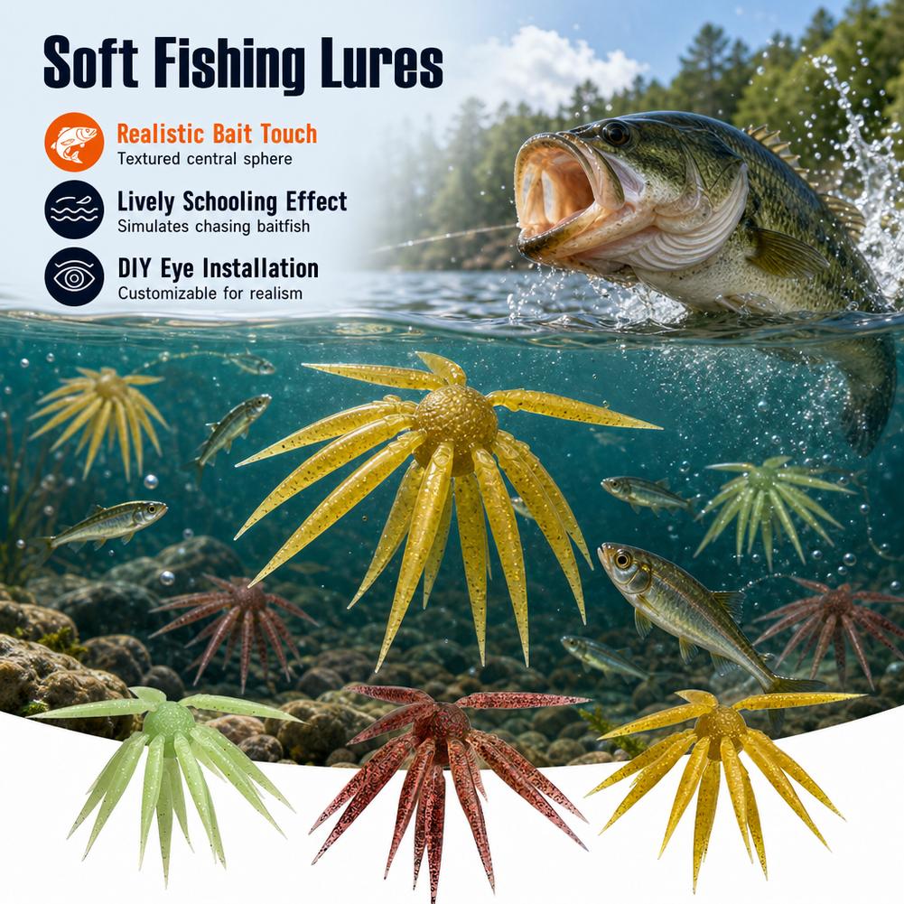 17mm Finesse Bass Fishing Soft - Fishing Lure Soft Plastic ulasan dan harga