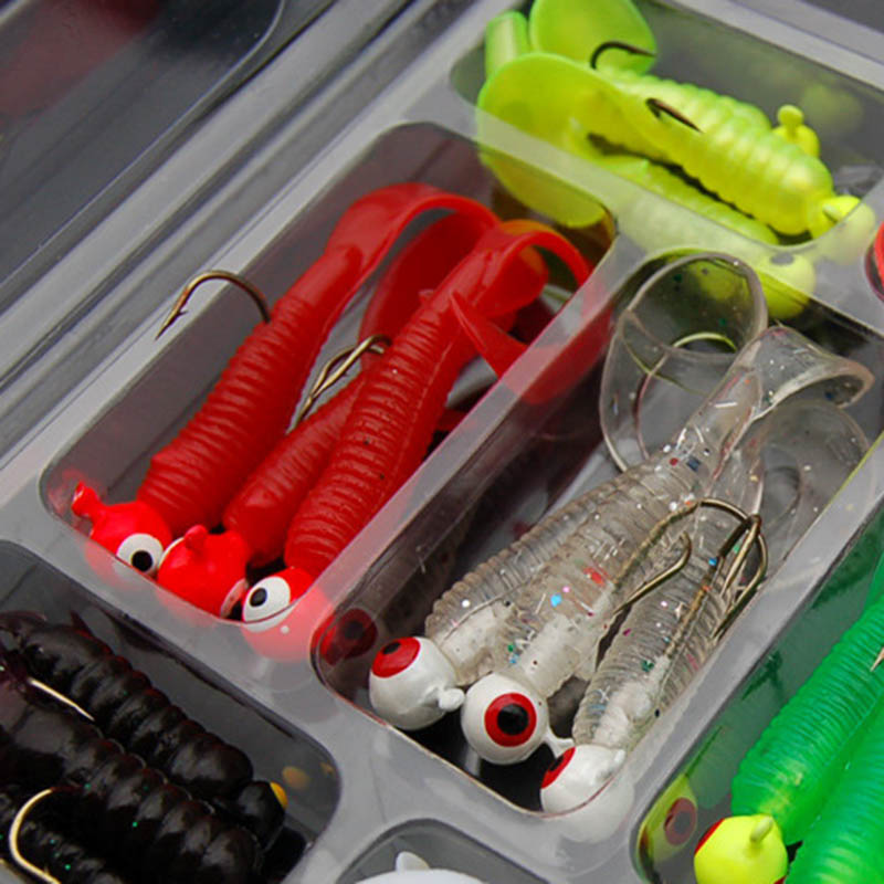 21Pcs/Set Mini Soft Fishing Lu - Fishing Lure Soft Plastic ulasan dan harga