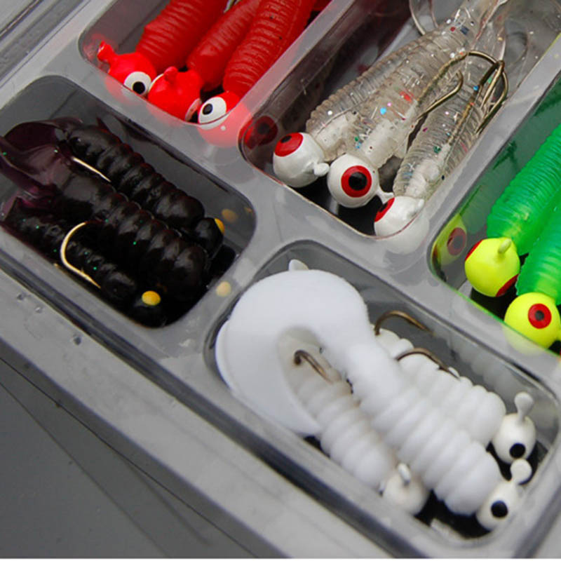 21Pcs/Set Mini Soft Fishing Lu - Fishing Lure Soft Plastic ulasan dan harga