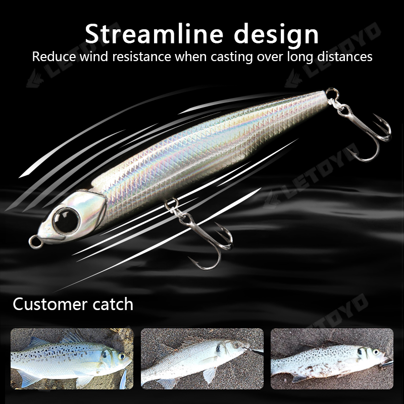 LETOYO Sinking Pencil 17g 12g- - Fishing Lure Spinnerbait ulasan dan harga