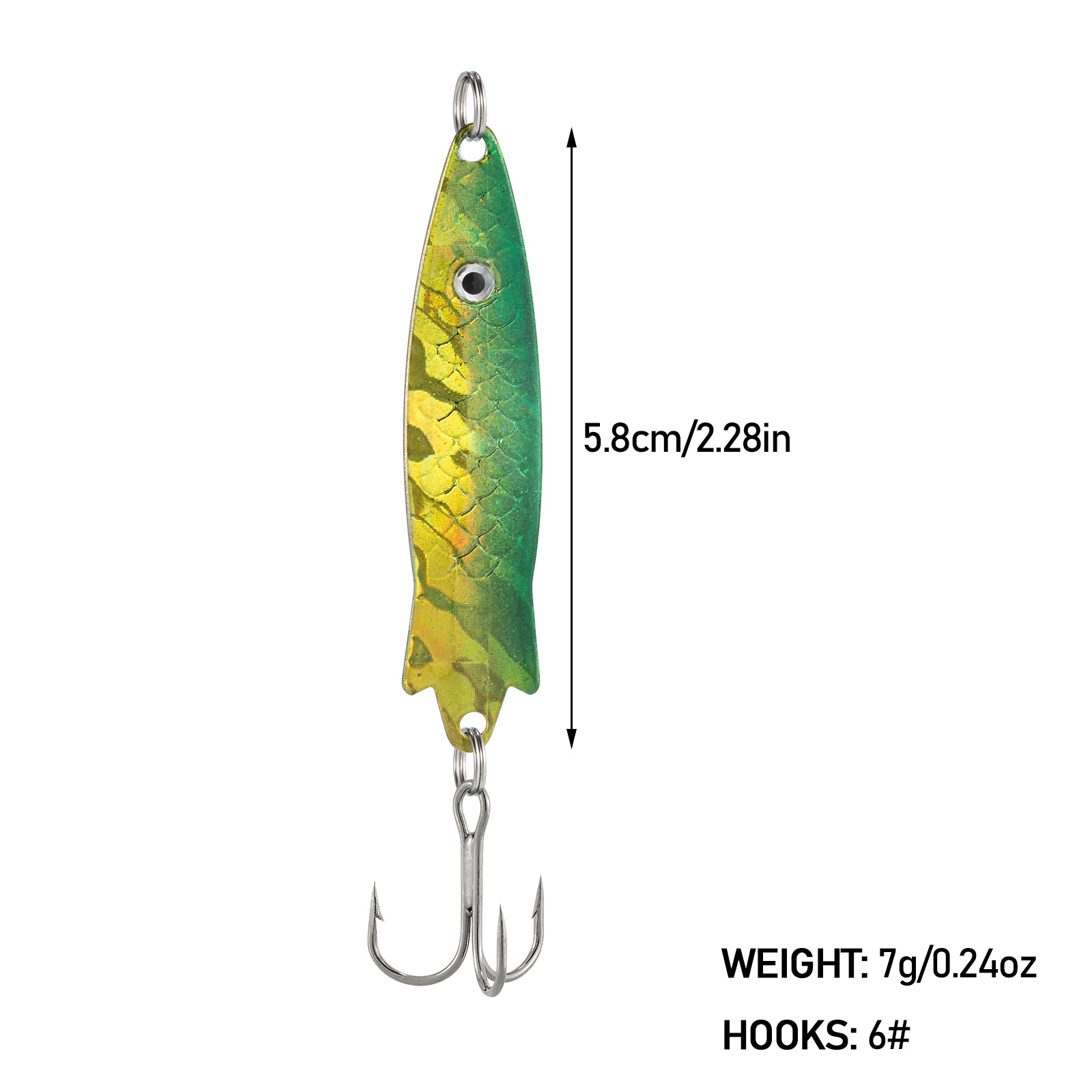7g Toby Spoons Metal Jig Fishi - Fishing Lure Spinnerbait ulasan dan harga