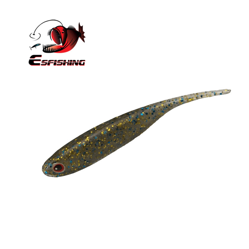 ESFISHING I Glossy Shad 10pcs  - Fishing Lure Soft Plastic ulasan dan harga