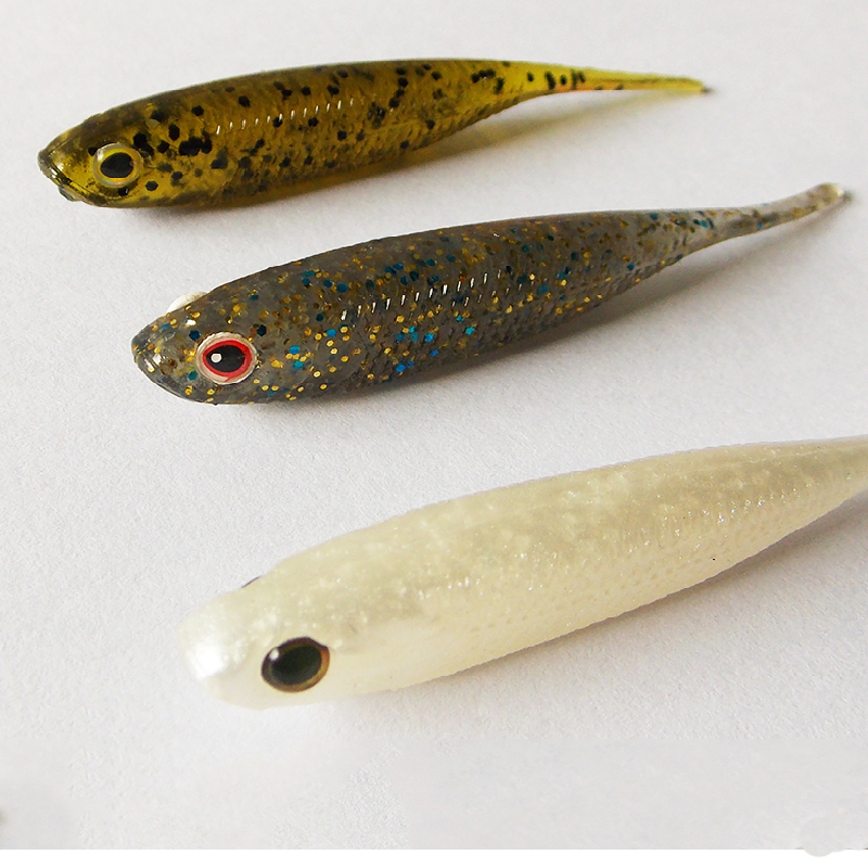 ESFISHING I Glossy Shad 10pcs  - Fishing Lure Soft Plastic ulasan dan harga
