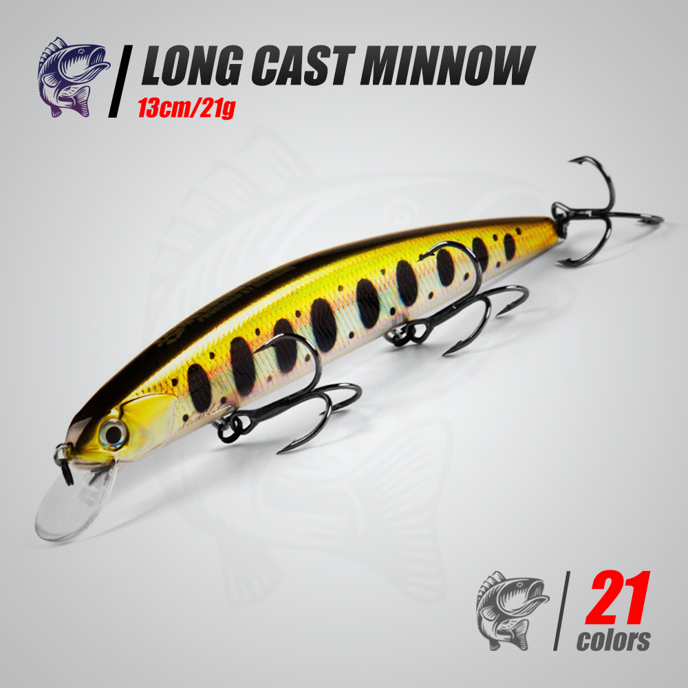 1pcs 13cm/21g Long Cast Suspen - Fishing Lure Jerkbait ulasan dan harga